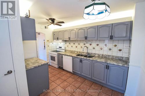 302 - 362 The East Mall W, Toronto, ON - Indoor Photo Showing Kitchen With Double Sink