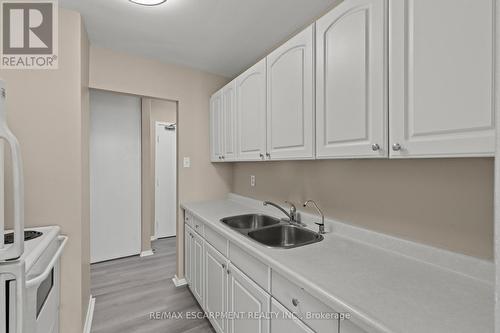 1004 - 359 Geneva Street, St. Catharines, ON - Indoor Photo Showing Kitchen With Double Sink