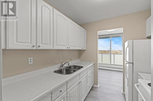 1004 - 359 Geneva Street, St. Catharines, ON - Indoor Photo Showing Kitchen With Double Sink