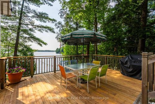 Unit #8 - 1111 Buckeye Road, Muskoka Lakes (Medora), ON - Outdoor With Body Of Water With Deck Patio Veranda With Exterior