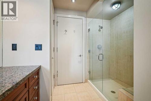 Large shower stall - 306, 660 Eau Claire Avenue Sw, Calgary, AB - Indoor Photo Showing Bathroom
