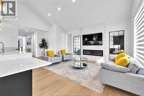 385 Matese Street, Lakeshore, ON - Indoor Photo Showing Living Room With Fireplace