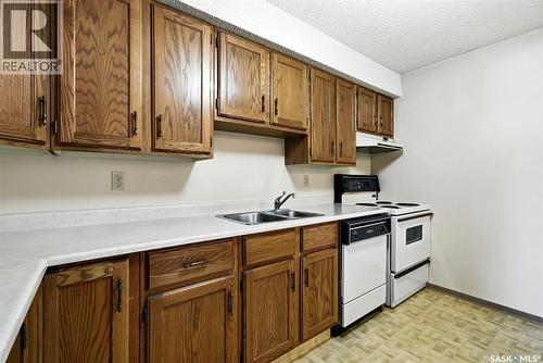 306 2237 Mcintyre Street, Regina, SK - Indoor Photo Showing Kitchen With Double Sink