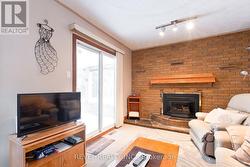 family room with doors to deck - 