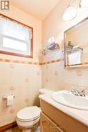 main floor powder room - 