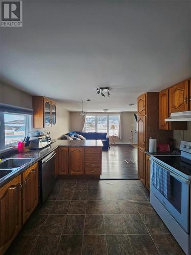 78 Back Track Road, Spaniards Bay, NL - Indoor Photo Showing Kitchen With Double Sink
