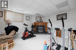 Family room W/ Gas fire place - 