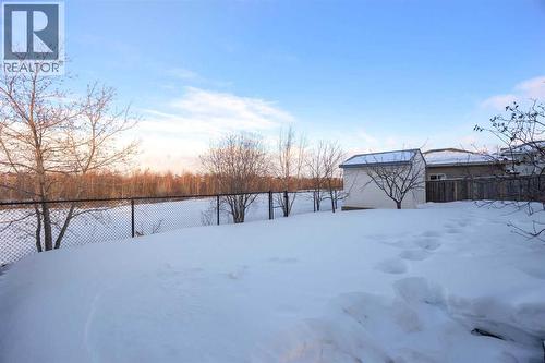 Backing on green space - 237 Trillium Road, Fort Mcmurray, AB - Outdoor