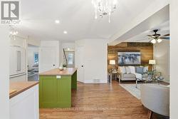 Kitchen opens up to family room - 