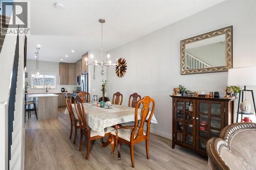 224 River Heights Drive, Cochrane, AB - Indoor Photo Showing Dining Room