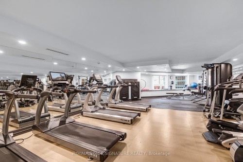 1702-33 University Avenue, Toronto, ON - Indoor Photo Showing Gym Room