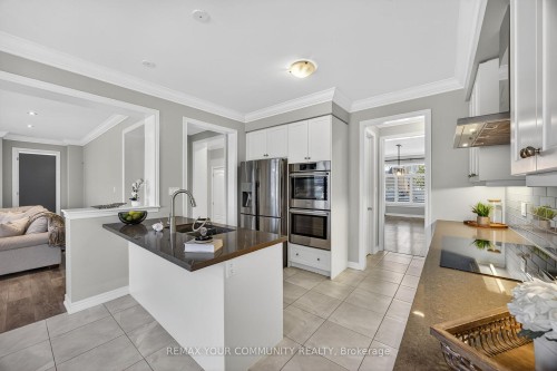 44 Cameron Street, Springwater, ON - Indoor Photo Showing Kitchen With Double Sink