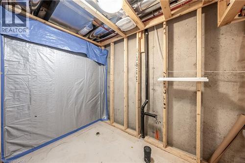View of unfinished basement - 391 Athabasca Common, Oakville, ON - Indoor Photo Showing Basement