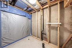 View of unfinished basement - 