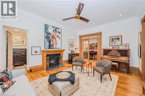 80 London Rd W Road, Guelph, ON - Indoor Photo Showing Living Room With Fireplace