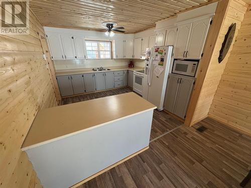 17 Lundberg Avenue, Buchans, NL - Indoor Photo Showing Kitchen With Double Sink