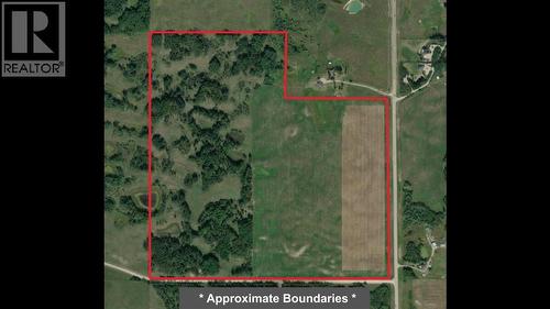 Arial Approximate Boundaries - Twp Rd 281A, Rural Rocky View County, AB 