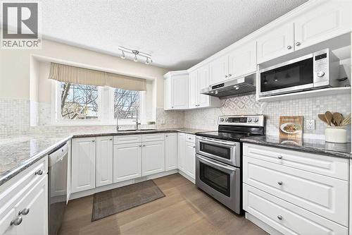 15209 Prestwick Boulevard Se, Calgary, AB - Indoor Photo Showing Kitchen With Stainless Steel Kitchen With Upgraded Kitchen