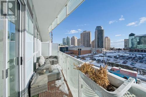 Balcony - 407 - 4065 Confederation Parkway, Mississauga (City Centre), ON - Outdoor With Balcony