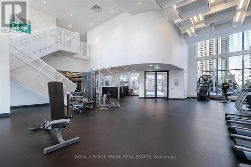 Gym - 407 - 4065 Confederation Parkway, Mississauga (City Centre), ON - Indoor Photo Showing Gym Room