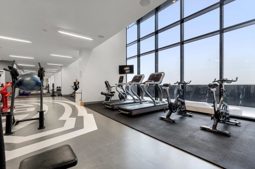 Exercise Room - 1509-1288 Av. Des Canadiens-De-Montréal, Montréal (Ville-Marie), QC - Indoor Photo Showing Gym Room