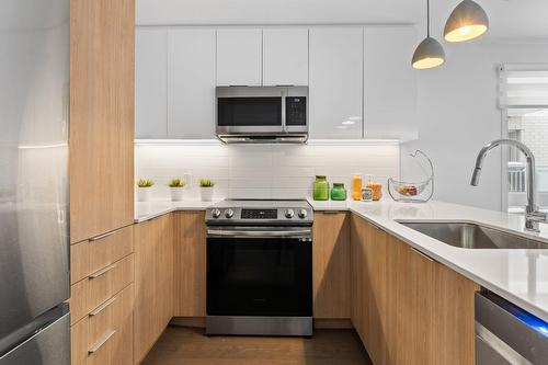 Kitchen - 202-594 Rue Nicolet, Montréal (Mercier/Hochelaga-Maisonneuve), QC - Indoor Photo Showing Kitchen With Upgraded Kitchen