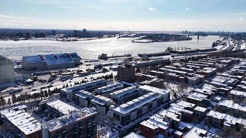 Aerial photo - 202-594 Rue Nicolet, Montréal (Mercier/Hochelaga-Maisonneuve), QC - Outdoor With View