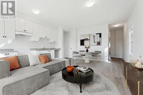 Combined with Kitchen (Virtually Staged) - 15 Ravenscraig Place, Innisfil, ON - Indoor Photo Showing Living Room