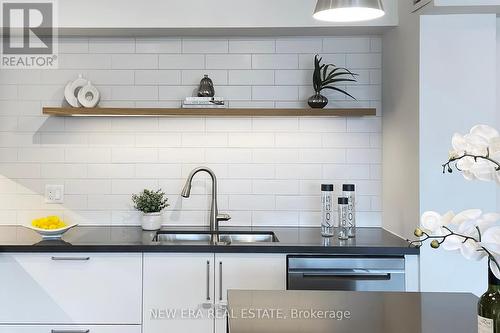 502 - 188 Spadina Avenue, Toronto, ON - Indoor Photo Showing Kitchen With Double Sink With Upgraded Kitchen