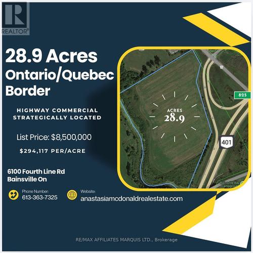 6100 Fourth Line Rd Road, South Glengarry, ON 