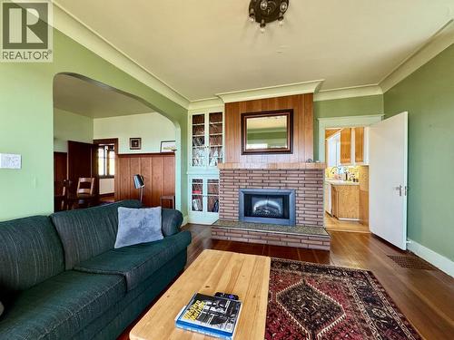 2201 Graham Avenue, Prince Rupert, BC - Indoor Photo Showing Living Room With Fireplace