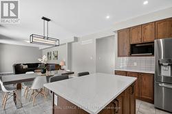 Convenient work/breakfast island area - 