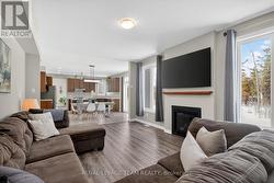 Natural gas fireplace - 