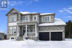 Stunning exterior appeal w/full stone facade - 