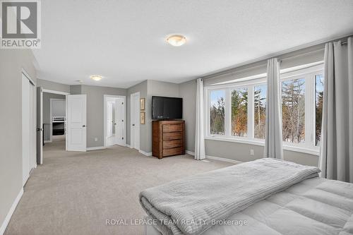 Awesome views of wooded area behind - 204 Antler Court, Mississippi Mills, ON - Indoor Photo Showing Bedroom