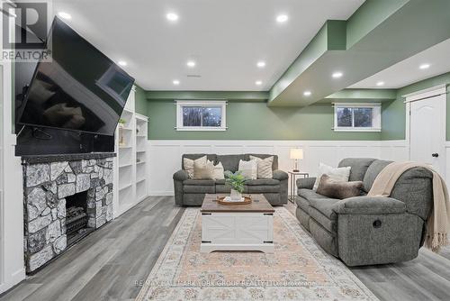 5 Burke Street, Georgina, ON - Indoor With Fireplace