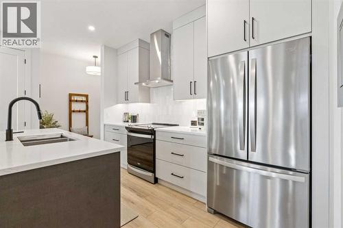 155 Sage Meadows View Nw, Calgary, AB - Indoor Photo Showing Kitchen With Upgraded Kitchen