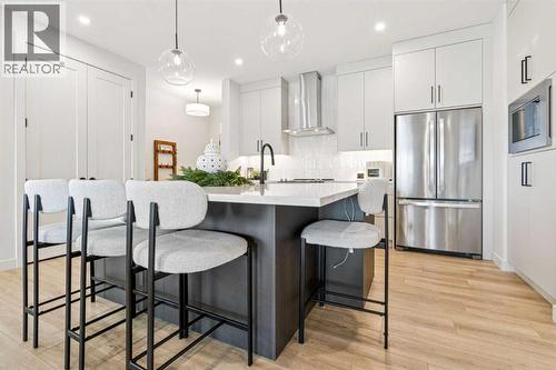 155 Sage Meadows View Nw, Calgary, AB - Indoor Photo Showing Kitchen With Upgraded Kitchen