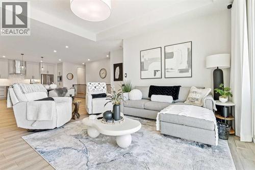 155 Sage Meadows View Nw, Calgary, AB - Indoor Photo Showing Living Room