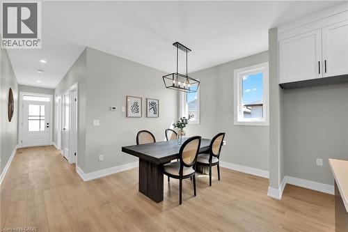 Pictures are from a previous built model home. - 188 Lafayette Boulevard, Jarvis, ON - Indoor Photo Showing Dining Room