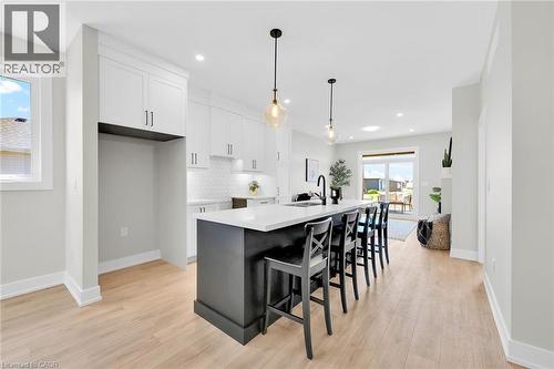 Pictures are from a previous built model home. - 188 Lafayette Boulevard, Jarvis, ON - Indoor Photo Showing Kitchen With Upgraded Kitchen