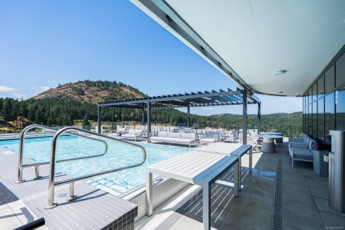 815-2000 Hannington Rd, Langford, BC - Outdoor With In Ground Pool With Deck Patio Veranda With Exterior