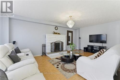 2 Morningstar Court, Hamilton, ON - Indoor Photo Showing Living Room With Fireplace