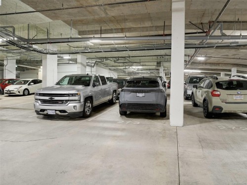 503-741 Travino Lane, Saanich, BC - Indoor Photo Showing Garage