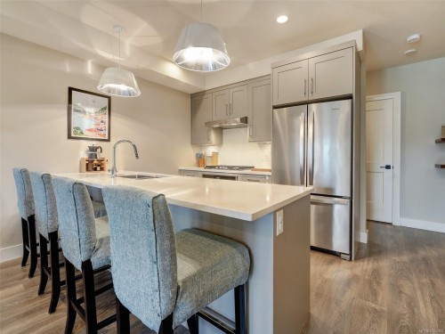503-741 Travino Lane, Saanich, BC - Indoor Photo Showing Kitchen With Upgraded Kitchen
