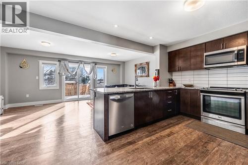 34 Nieson Street, Cambridge, ON - Indoor Photo Showing Kitchen With Stainless Steel Kitchen