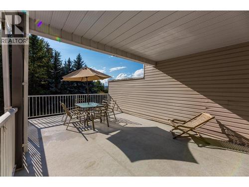 This is a corner unit  with lots of privacy overlooking neighbouring forest - 4404 Pleasant Valley Road Unit# 6, Vernon, BC - Outdoor With Exterior
