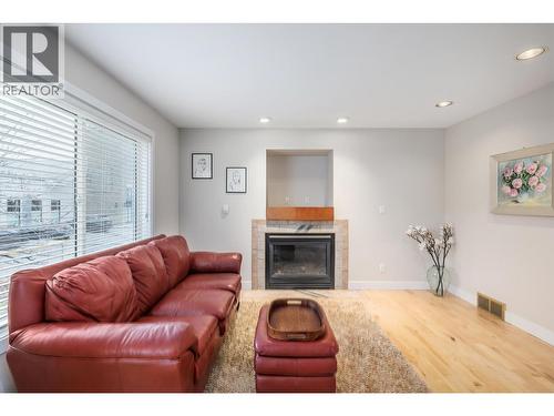2761 Olalla Road, West Kelowna, BC - Indoor Photo Showing Living Room With Fireplace