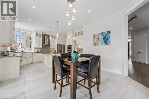 Dining room with baseboards and recessed lighting - 263 Chestnut Ridge, Waterloo, ON - Indoor