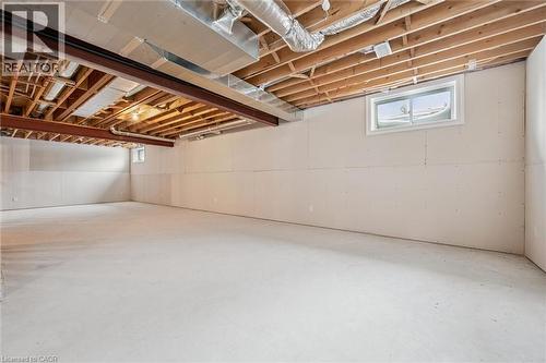 View of below grade area - 263 Chestnut Ridge, Waterloo, ON - Indoor Photo Showing Basement